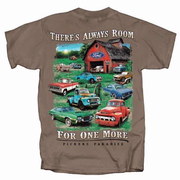 Ford There’s Always Room For One More Pickers Paradise Short Sleeve T-Shirt NEW - Picture 1 of 6
